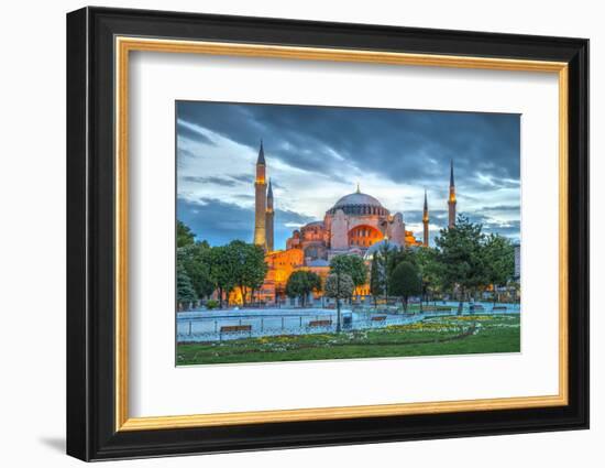 Turkey, Istanbul, Sultanahmet, Hagia Sophia (Or Ayasofya), Greek Orthodox Basilica-Alan Copson-Framed Photographic Print