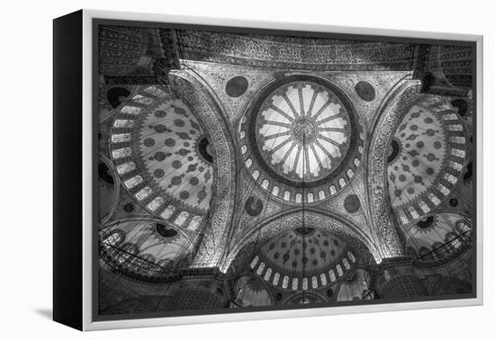 Turkey, Istanbul, Sultanahmet, the Blue Mosque (Sultan Ahmed Mosque or Sultan Ahmet Camii)-Alan Copson-Framed Premier Image Canvas