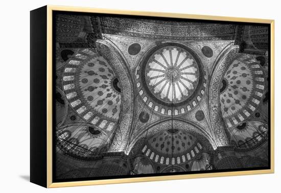 Turkey, Istanbul, Sultanahmet, the Blue Mosque (Sultan Ahmed Mosque or Sultan Ahmet Camii)-Alan Copson-Framed Premier Image Canvas