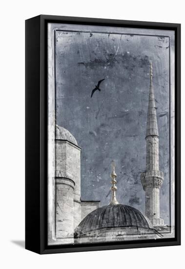 Turkey, Istanbul, Sultanahmet, the Blue Mosque (Sultan Ahmed Mosque or Sultan Ahmet Camii)-Alan Copson-Framed Premier Image Canvas