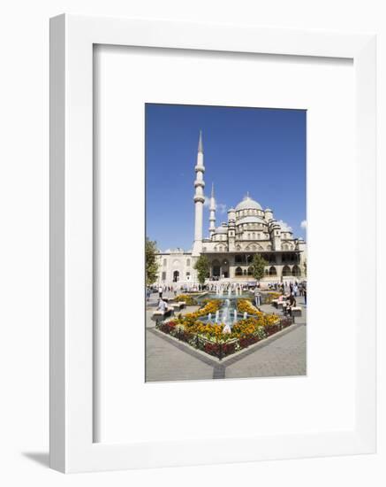 Turkey, Istanbul. the Exterior of Yeni Cami Mosque Is Located in Eminonu Neighborhood of Istanbul-Emily Wilson-Framed Photographic Print