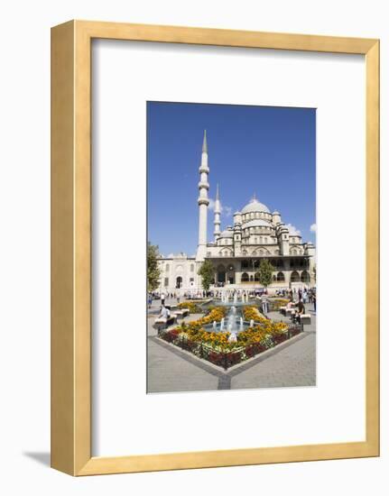 Turkey, Istanbul. the Exterior of Yeni Cami Mosque Is Located in Eminonu Neighborhood of Istanbul-Emily Wilson-Framed Photographic Print