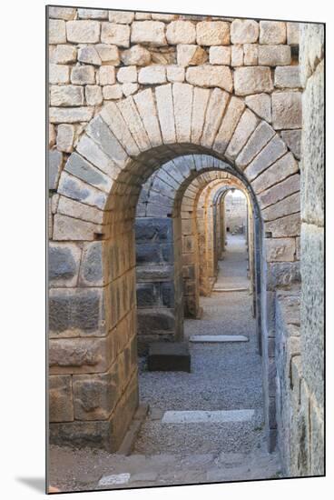 Turkey, Izmir, Bergama, Pergamon. Arches of the sanctuary of Trajan.-Emily Wilson-Mounted Premium Photographic Print