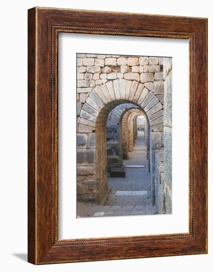 Turkey, Izmir, Bergama, Pergamon. Arches of the sanctuary of Trajan.-Emily Wilson-Framed Photographic Print