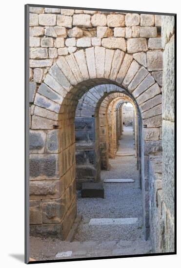 Turkey, Izmir, Bergama, Pergamon. Arches of the sanctuary of Trajan.-Emily Wilson-Mounted Photographic Print