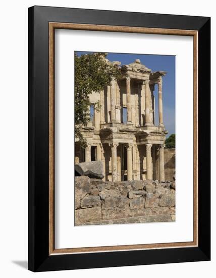 Turkey, Izmir, KUSAdasi, Ephesus. the Library of Ephesus-Emily Wilson-Framed Photographic Print