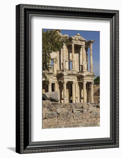 Turkey, Izmir, KUSAdasi, Ephesus. the Library of Ephesus-Emily Wilson-Framed Photographic Print