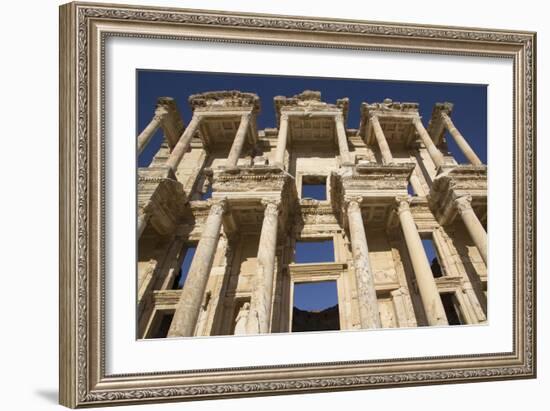 Turkey, Izmir, KUSAdasi, Ephesus. the Library of Ephesus-Emily Wilson-Framed Photographic Print