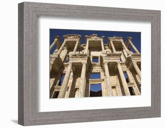 Turkey, Izmir, KUSAdasi, Ephesus. the Library of Ephesus-Emily Wilson-Framed Photographic Print