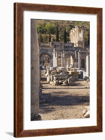 Turkey, Izmir, KUSAdasi. the Ruins of Ephesus-Emily Wilson-Framed Photographic Print