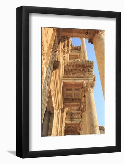 Turkey, Izmir, Selcuk, ancient city Ephesus. Library of Celsus.-Emily Wilson-Framed Photographic Print