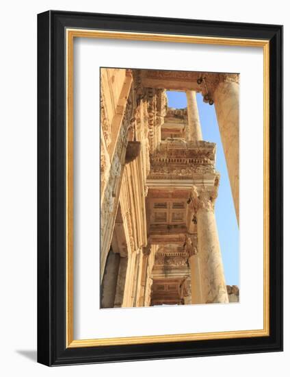 Turkey, Izmir, Selcuk, ancient city Ephesus. Library of Celsus.-Emily Wilson-Framed Photographic Print