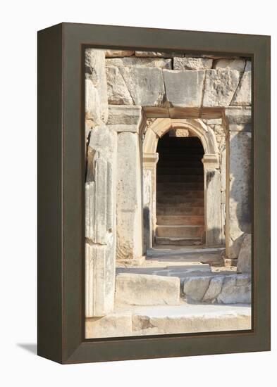Turkey, Izmir, Selcuk, ancient city Ephesus. Odeon.-Emily Wilson-Framed Premier Image Canvas