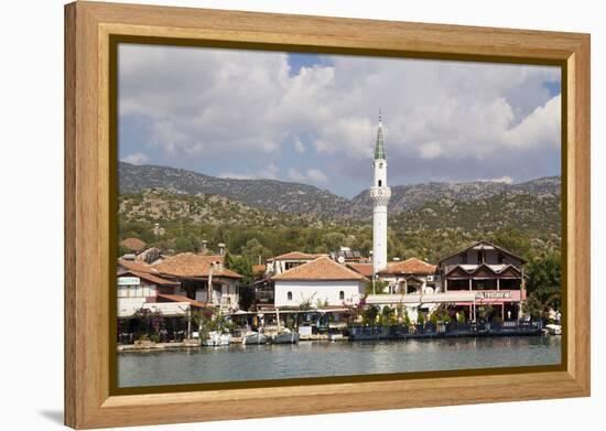Turkey, Kas, Kekova Is a Small Turkish Island Near Demre District of Antalya Province-Emily Wilson-Framed Premier Image Canvas