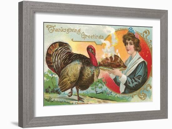 Turkey, Live and Cooked-null-Framed Art Print