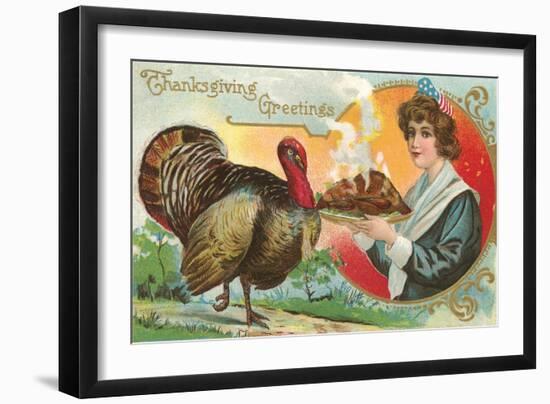 Turkey, Live and Cooked-null-Framed Art Print