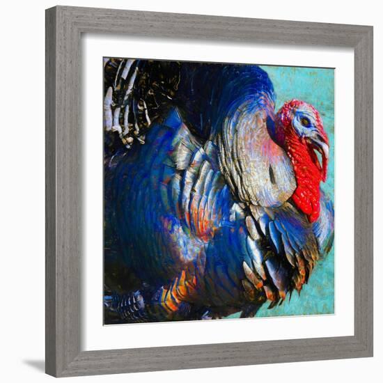 Turkey Lurky, 2018,-Helen White-Framed Giclee Print