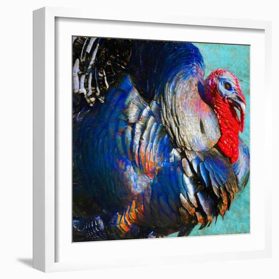 Turkey Lurky, 2018,-Helen White-Framed Giclee Print