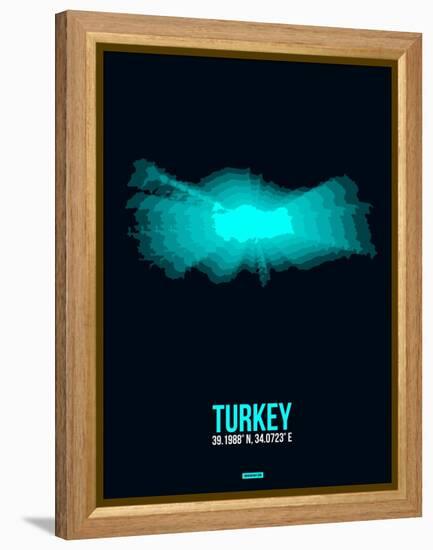 Turkey Radiant Map 3-NaxArt-Framed Stretched Canvas