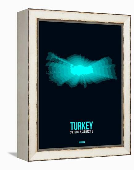 Turkey Radiant Map 3-NaxArt-Framed Stretched Canvas