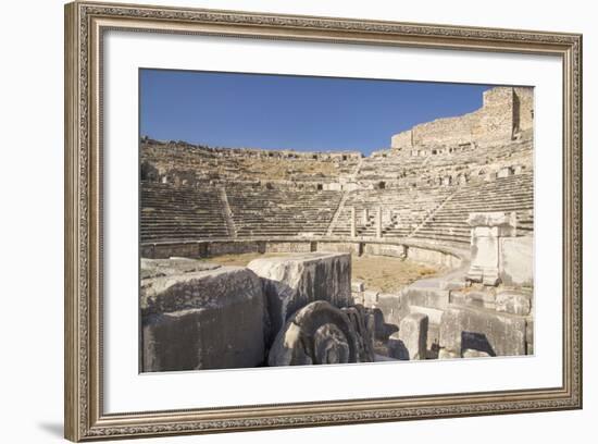 Turkey, the Ruins of Miletus, a Major Ionian Center of Trade and Learning in the Ancient World-Emily Wilson-Framed Photographic Print