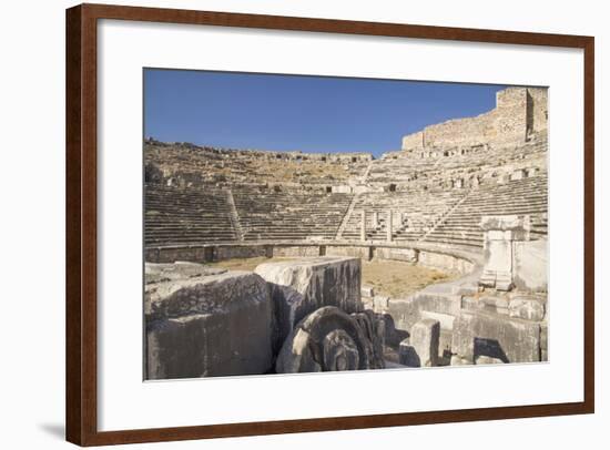 Turkey, the Ruins of Miletus, a Major Ionian Center of Trade and Learning in the Ancient World-Emily Wilson-Framed Photographic Print