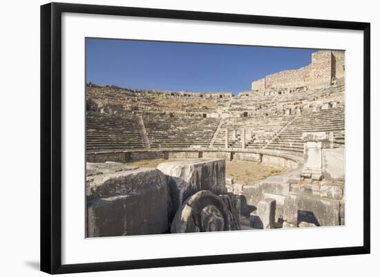 Turkey, the Ruins of Miletus, a Major Ionian Center of Trade and Learning in the Ancient World-Emily Wilson-Framed Photographic Print