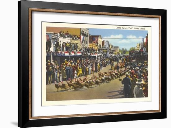 Turkey Trot, Cuero-null-Framed Art Print