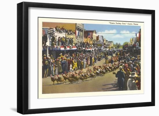 Turkey Trot, Cuero-null-Framed Art Print