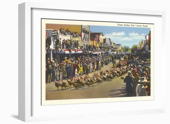 Turkey Trot, Cuero-null-Framed Art Print