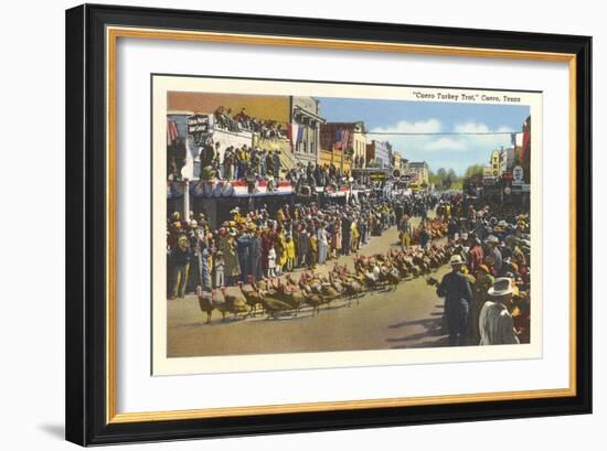 Turkey Trot, Cuero-null-Framed Art Print