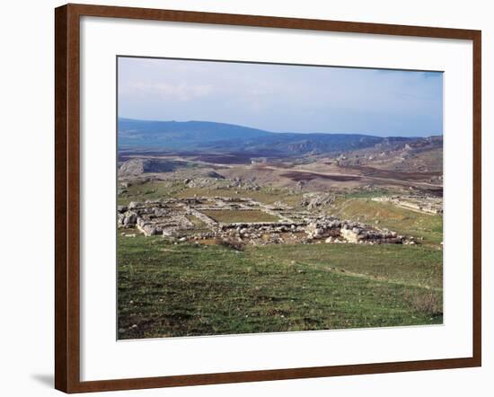 Turkey, View of Hattusa, Ancient Capital of Hittite Empire-null-Framed Giclee Print