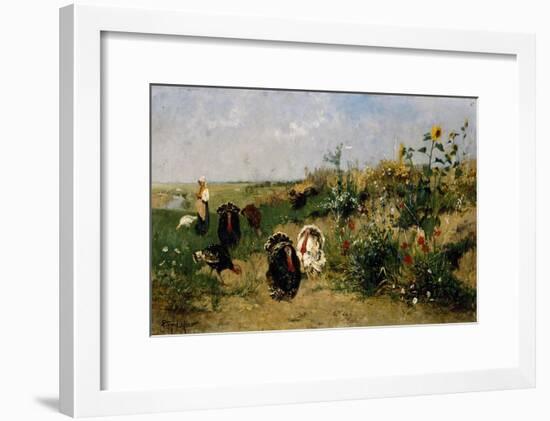 Turkeys, 1850-Eugenio Spreafico-Framed Giclee Print