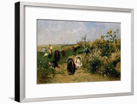 Turkeys, 1850-Eugenio Spreafico-Framed Giclee Print