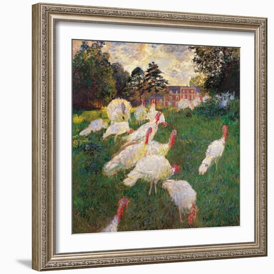Turkeys-Claude Monet-Framed Art Print