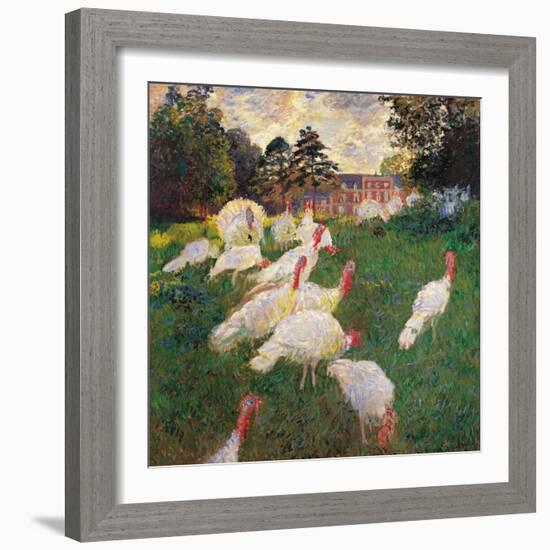 Turkeys-Claude Monet-Framed Art Print