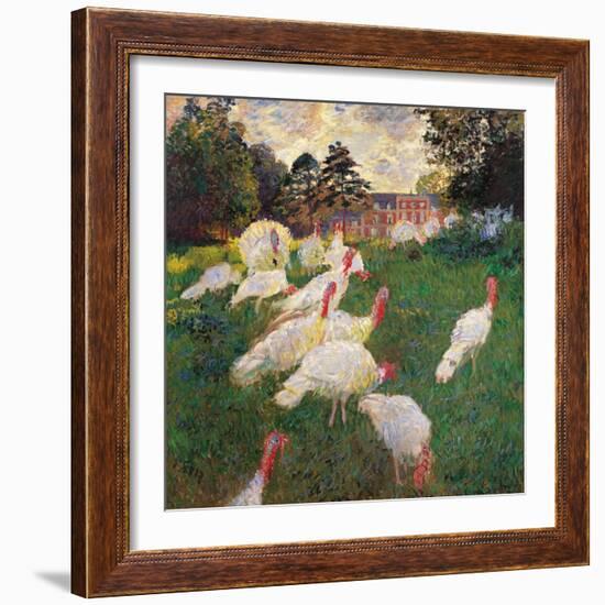 Turkeys-Claude Monet-Framed Art Print