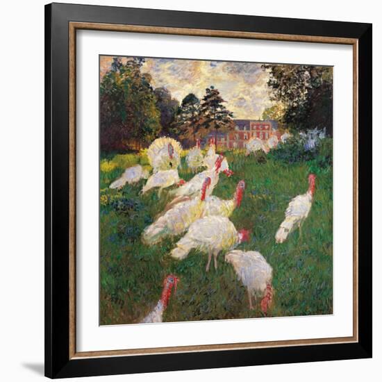 Turkeys-Claude Monet-Framed Art Print