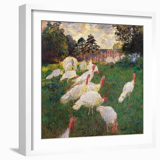 Turkeys-Claude Monet-Framed Art Print