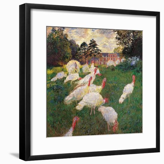 Turkeys-Claude Monet-Framed Art Print