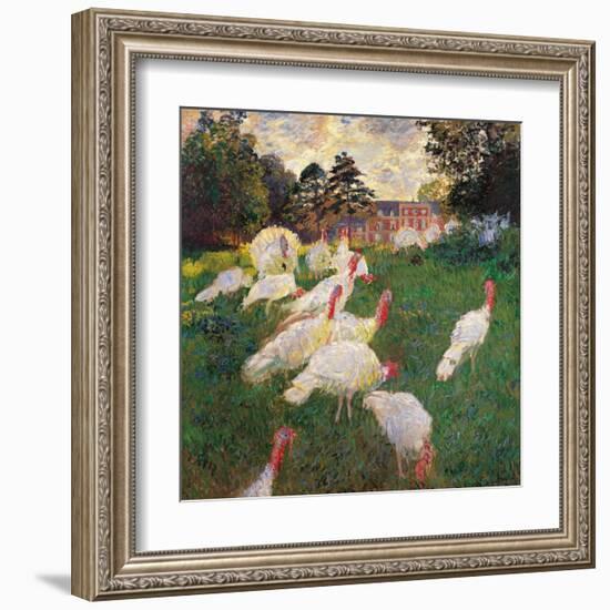 Turkeys-Claude Monet-Framed Art Print