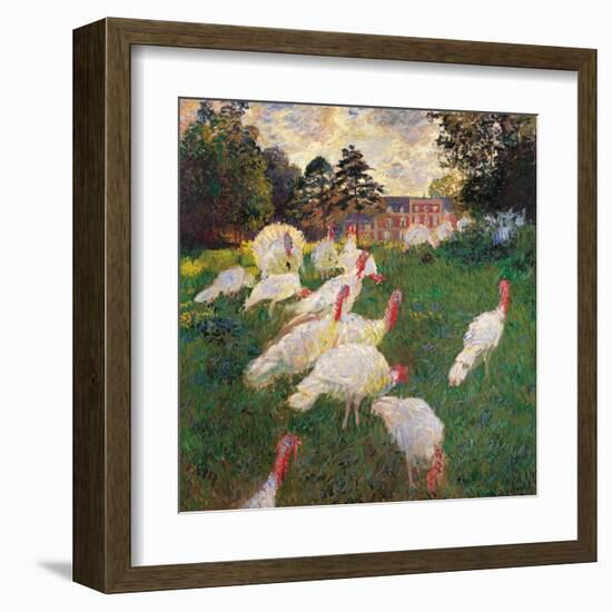 Turkeys-Claude Monet-Framed Art Print