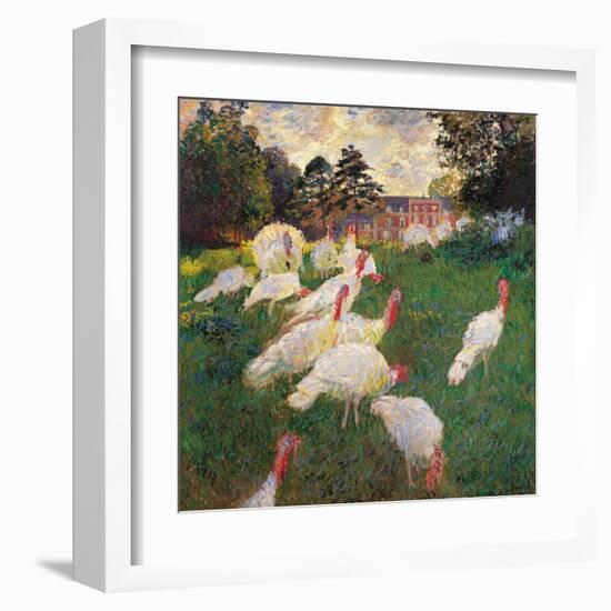Turkeys-Claude Monet-Framed Art Print