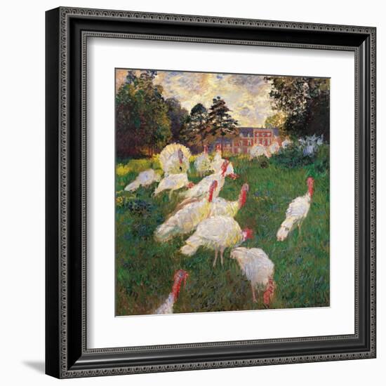 Turkeys-Claude Monet-Framed Art Print