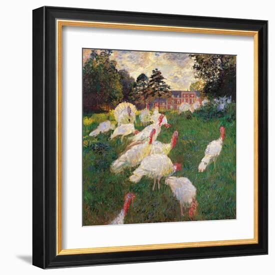 Turkeys-Claude Monet-Framed Art Print