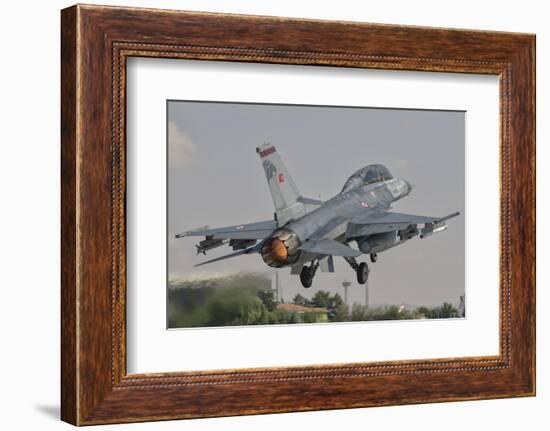 Turkish Air Force F-16 Taking Off During Exercise Anatolian Eagle-Stocktrek Images-Framed Premium Photographic Print