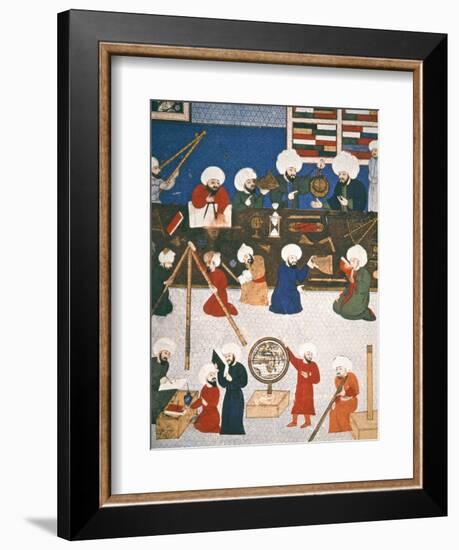 Turkish Astronomers-null-Framed Premium Giclee Print