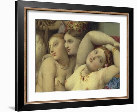 Turkish Bath, 1862-Jean-Auguste-Dominique Ingres-Framed Giclee Print