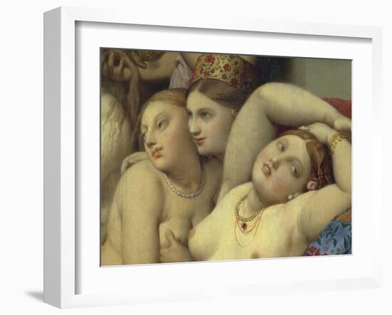 Turkish Bath, 1862-Jean-Auguste-Dominique Ingres-Framed Giclee Print