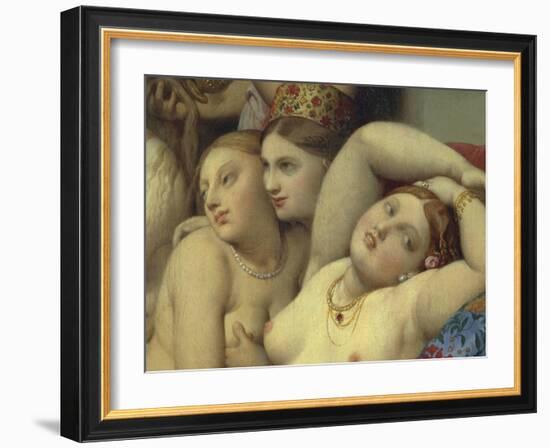 Turkish Bath, 1862-Jean-Auguste-Dominique Ingres-Framed Giclee Print